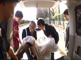 Nippon stud fucks his Tokyo chick in a van while her China lover watches