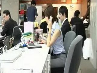 Pussy Pounding in the Nippon Office