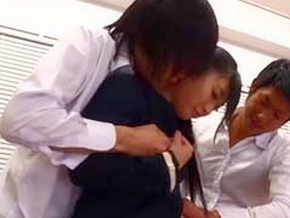 Dripping wet pussy getting fucked by Japanese colleagues in Tokyo XXX