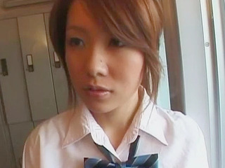 Japanese babe yearns for bukkake on her nipples