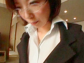 Japanese office lady with glasses wants your XXX in Tokyo