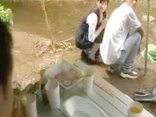 Nippon Stepdaughter's Shy Pee Break Caught on Camera, Titillating Toky o Thai XXX Porn