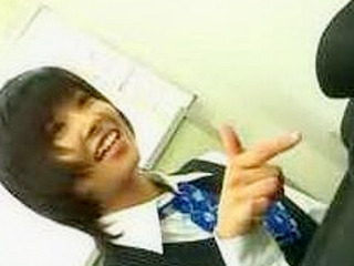 Sex-crazed office lady teases shy coworker's tiny penis in hot JAV porn video