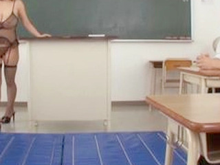 Nippon XXX Thai - Japan's Sexiest MILF Teacher Gets Fucked by Schoolboys in Uniform
