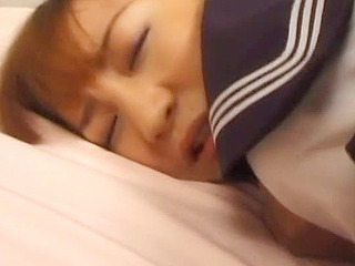 Fucking a horny Nippon schoolgirl in her XXX uniform.